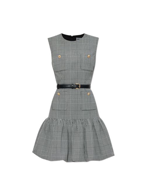 Abito Self-Portrait  con motivo a quadri SELF-PORTRAIT | 017SA-BWBLACK AND WHITE